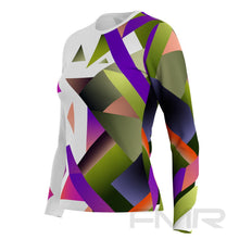 FMR Women's Geometry Technical Long Sleeve Running Shirt
