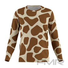 FMR Men's Giraffe Print Long Sleeve Shirt