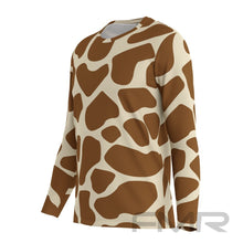 FMR Men's Giraffe Print Long Sleeve Shirt
