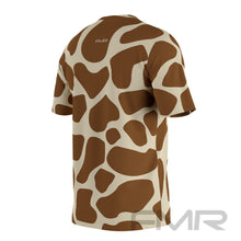 FMR Men's Giraffe Print Short Sleeve Shirt