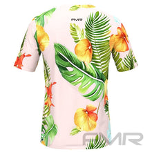 FMR Hawaiian Orange Flowers Men's Technical Short Sleeve Running T-Shirt
