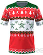 FMR Men's Ugly Christmas Sweater Short Sleeve Running Shirt
