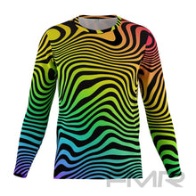 FMR Men's Rainbow Zebra Long Sleeve Shirt