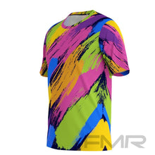 FMR Men's Painted Short Sleeve Running Shirt
