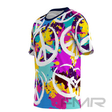 FMR Men's Printed Short Sleeve Running Shirt