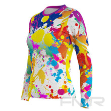 FMR Women's Color Spot Tie-dye Long Sleeve T-Shirt