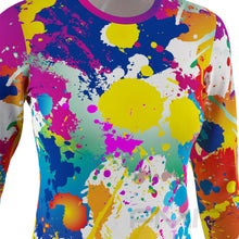 FMR Women's Color Spot Tie-dye Long Sleeve T-Shirt