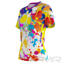 FMR Women's Color Spot Tie-dye Short Sleeve T-Shirt