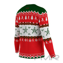 FMR Men's Ugly Christmas Sweater Long Sleeve Running Shirt