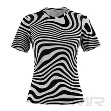 FMR Women's Zebra Short Sleeve Running Shirt