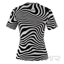 FMR Women's Zebra Short Sleeve Running Shirt